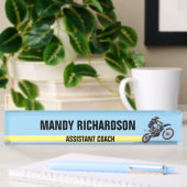 Porte-nom Pour Bureau Motocross