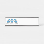 Porte-nom Pour Bureau Mouton (Devant)