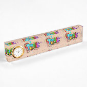 Porte-nom Pour Bureau Musique