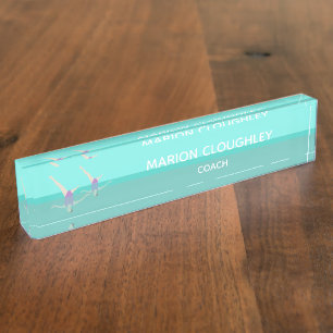 Porte-nom Pour Bureau Natation artistique