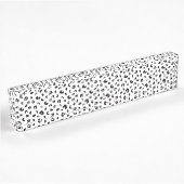 Porte-nom Pour Bureau Noir et blanc Empreinte de léopard