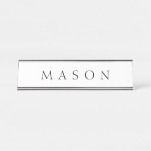 Porte-nom Pour Bureau Nom classique (ou mot)