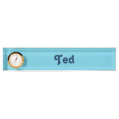 Porte-nom Pour Bureau Nom du bureau Plaque Ted (Devant)