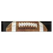 Porte-nom Pour Bureau Nom personnalisé du football (Devant)