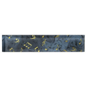 Porte-nom Pour Bureau notes de musique élégante (Devant)