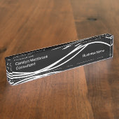 Porte-nom Pour Bureau Office moderne unique (Taille)