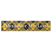 Porte-nom Pour Bureau Old Scots Clan MacLeod de Lewis Tartan (Devant)