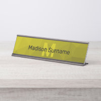 Ombre géométrique foncé jaune motif en maille Mono