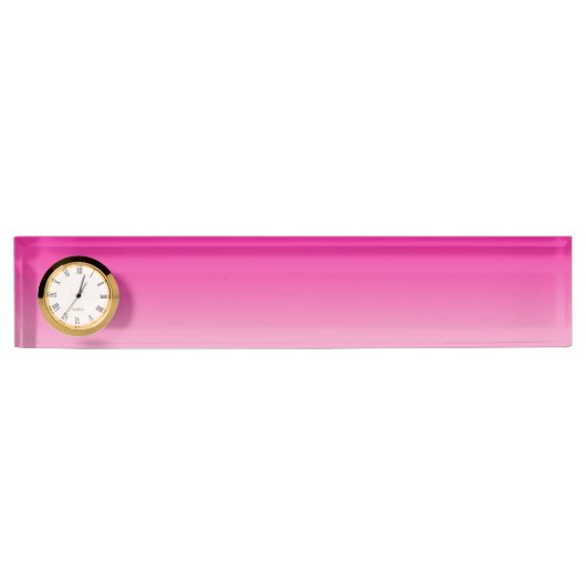 Porte-nom Pour Bureau Ombre rose (Devant)