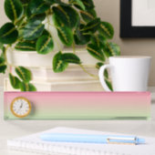 Porte-nom Pour Bureau Ombre rose et vert
