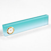 Porte-nom Pour Bureau Ombre turquoise