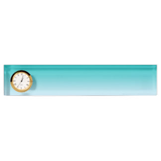Porte-nom Pour Bureau Ombre turquoise