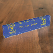 Porte-nom Pour Bureau Optométriste (Taille)