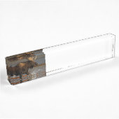 Porte-nom Pour Bureau Orignaux de Taureau