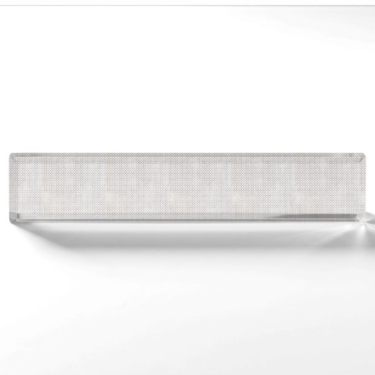 Porte-nom Pour Bureau Ornement arabesque élégant (Devant)