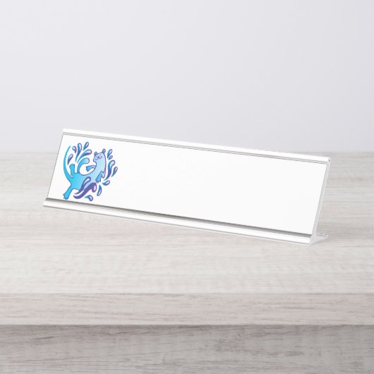 Porte-nom Pour Bureau Otter (Devant)