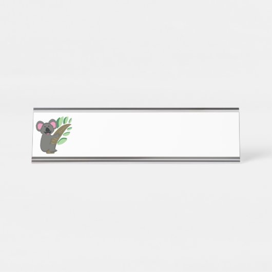 Porte-nom Pour Bureau Ours de Koala (Devant)