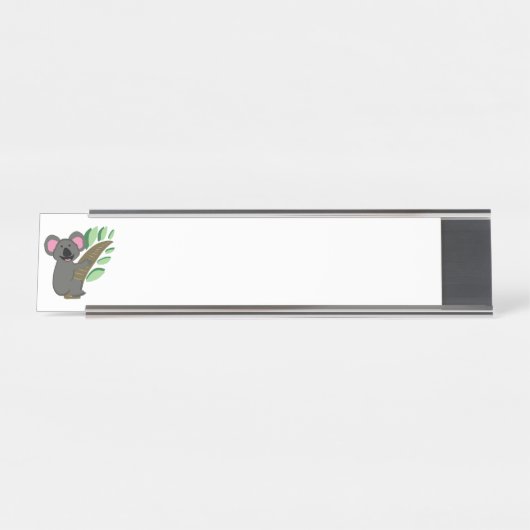 Porte-nom Pour Bureau Ours de Koala (Devant)