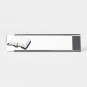 Porte-nom Pour Bureau Ouvrez la bible (Devant)