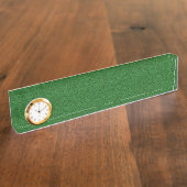 Porte-nom Pour Bureau Paisley vert (Taille)