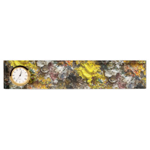 Porte-nom Pour Bureau Palette de l'artiste #1