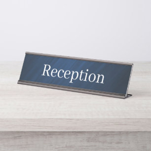 Porte-nom Pour Bureau Panneau de nom du comptoir de réception
