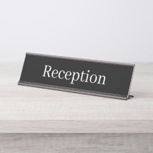 Porte-nom Pour Bureau Panneau de nom du comptoir de réception
