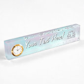 Porte-nom Pour Bureau Panneau Libra Mère de style perle