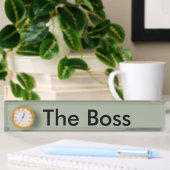 Porte-nom Pour Bureau Panneau Nom du bureau Boss