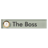 Panneau Nom du bureau Boss
