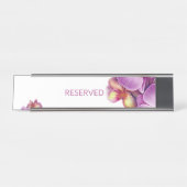 Porte-nom Pour Bureau Panneau Tabletop réservé (Devant)