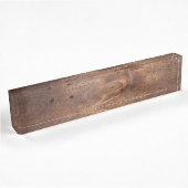 Porte-nom Pour Bureau Panneau usé de pin