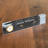 Porte-nom Pour Bureau Panthère noire (Taille)