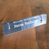 Porte-nom Pour Bureau Papeterie d'âne (Taille)