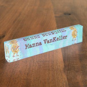 Porte-nom Pour Bureau Papier à lettres de poulet