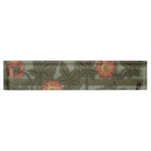 Porte-nom Pour Bureau Papier peint en treillis de William Morris