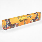 Porte-nom Pour Bureau Papillon