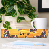 Porte-nom Pour Bureau Papillon