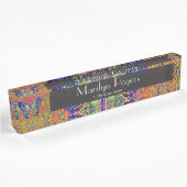 Porte-nom Pour Bureau Papillon coloré