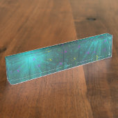 Porte-nom Pour Bureau papillon de couleur (Taille)