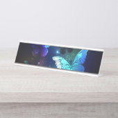 Porte-nom Pour Bureau Papillon de nuit (Devant)