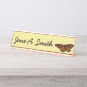 Porte-nom Pour Bureau Papillon Viceroy Belle photographie de la nature (Devant)