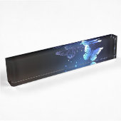Porte-nom Pour Bureau Papillons nocturnes