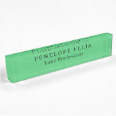 Porte-nom Pour Bureau Paris Vert Unique Original Classique Professionnel
