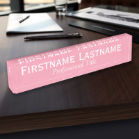 Pastel Pink - Nom complet et titre professionnel