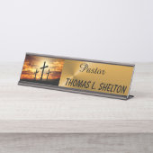 PORTE-NOM POUR BUREAU PASTEUR (Devant)