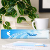 Porte-nom Pour Bureau Patinage sur glace