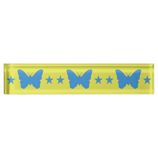 Porte-nom Pour Bureau Patriotic desk nameplate with Flag of Bady Bassit (Devant)