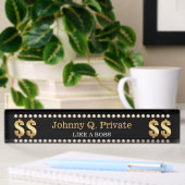 Porte-nom Pour Bureau Patron Bling VIP
