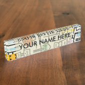 Porte-nom Pour Bureau Paul Klee Rich Harbour Expressionnisme Abstrait (Taille)